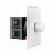 OSD Audio 100W in Wall Volume Control Impedance Matching for Home Speakers, R...