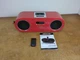 Fluance FiSDK500 Two-Way High Performance iPod Dock Music System - RED w/ Remote