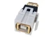 SF Cable, USB 2.0 Keystone Jack - Type B Female to A Coupler white