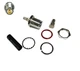 Silver N Female Bulkhead Solder crimp RG58 RG142 RG400 LMR195 cable RF Connector