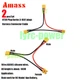 2pcs Amass XT30 XT30U Plug 3Way Series Harness Connector Cable for Battery Drone