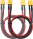 2Pcs Amass XT30 U-F/M Male to Female Plug Extension Cable Lead Silicone Wire 16A