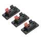 uxcell 2 Way Spring Terminal Clip Push Release Connector Plate Jack Socket... 