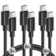 iPhone 15 16 17 Pro Max Air USB-C PD Fast Charger Type C Charging Cable Cord lot