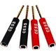 CNCESS CESS-053 Banana Plug to Pin Adapter, 4mm Straight PIN, black,red