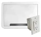 Sanus - TV Media In-Wall Box W/ Power Supply Kit - 9"