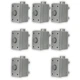 Acoustic Audio AAOVCD-G Outdoor Volume Controls Gray Weatherproof 8 Piece Set
