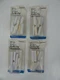 Lot of 4 10 Piece RadioShack model # 278-1681 Universal Cable Clip Assortment