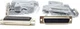 Connectors Pro 2 Sets Solder Cup DB50 Female + Plastic Hoods, 50 Pins D-Sub C...
