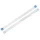 uxcell Flexible Flat Cable, 16 Pins 0.5mm Pitch 16 Pins, Blue, Silver Gray 