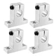 uxcell 4PCS SK12 Aluminum Linear Motion Rail Clamping Rod Rail Guide Support ...