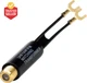1-Pack Gold Plated - 75 Ohm to 300 Ohm Adapter - UHF/VHF/FM Balun Transformer - 
