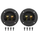 MECCANIXITY 2.4 Inch Round Speaker Box Terminal Cup, 2-Way ABS Subwoofer... 