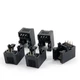 uxcell 5 Pcs 6P6C 6 Pin RJ11 Modular 18 x 13 x 11 mm (L x W x H), Black 