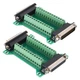 2PCS DB25 Male Female Connector in One Breakout Board, DB9 Solderless RS232 D...