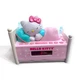 Sanrio Sleeping Hello Kitty In Bed Digital Radio Alarm Clock Night Light Decor