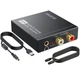 PROZOR 192KHz Digital to Analog Audio Converter Aluminum Alloy Shell, Black 