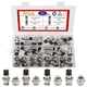 Rrina 40Pcs Thread Male Female Panel Metal Aviation Wire Connector Plug Assor...