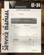 Kenwood GE-34 Graphic Equalizer Service Manual *Original*
