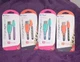 Set of 4 Trendiez Micro USB to USB Braided Charging Cables 3FT Mixed Colors NEW 