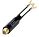 Gold Plated 75 Ohm to 300 Ohm Balun Adapter F Female Jack Antenna Transformer 