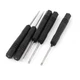 uxcell 5pcs 2mm Magnetic Tip Mini Flat Head Slotted Screwdriver Black,silver 