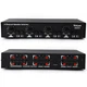 Vaiyer 4 Channel Speaker Selector Volume Control 600 Watts Impedance Matching