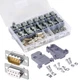 20 PCS DB9 Solder Connector 9-Pin RS232 Terminal Breakout Board Male Female