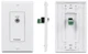 Extron WPD 101 One - 3.5mm Female Audio Wall plate, White - NEW LOWER PRICE!