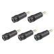 uxcell DC Power Connector 5.5x2.1mm Female Jack to Black, Yellow, Silver 