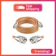 XRDS -RF 18FT RG8X Coaxial Cable with UHF Male PL259 Connectors, Solid Copper Co