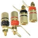 CESS Amplifier Terminal Connector Binding Post #16: Length 36mm/1.4",4-Pack