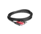Hosa CMR-203 3 ft Stereo Breakout Cable - 3.5mm TRS to Dual RCA