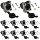 10PCS Panel Mounting RJ45 IP65 Waterproof PCB Signal Panel Cat5/5e/6 8P8C Con...