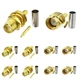 Superbat RPSMA Crimp Connectors Kit RP-SMA Male + Female Type 1, 