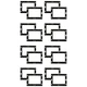 Theater Solutions RK6W In Wall Rough In Kit for 6.5" Speakers 8 Pair Pack