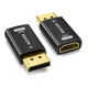AGVEE 2 Pack Display Port to HDMI 4K@30HZ Adapter, Alloy Shell 2 Pack, Black 