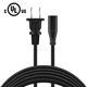 UL 6ft 2 Pin Power Cord Cable Lead For Polk Audio PSW111 Powered Subwoofer Plug