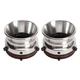 NAB Hub Adapters, 1 Pair Professional Polished Aluminum Alloy 10In Opener, Si...