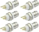 GDQLCNXB BNC Female Jack Bulkhead Solder Panel Mount Insulated Coax Rf Connec...