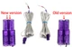 Speaker Wires Cable Purple For SAMSUNG SWA8000S/ZA HWK370/ZA HWK470/ZA Subwoofer