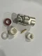 M39012/16-0101  RF BNC Connector, Straight, Plug, Clamp, RG58, 50 Ohm, Silver