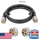 XRDS -RF PL-259 UHF CB Coax Cable 3ft, 50 ohm KMR400 Male to SO-239 M