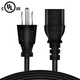 5ft UL AC Power Cord Cable For Audiolab 6000N Play Wireless Streaming Player
