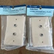 2 - Radio Shack Stereo Speaker Wall Plate Almond 40-991 New Old Stock RadioShack