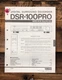 Yamaha DSR-100 PRO DSR-100PRO DSP / AV Amplifier  Service Manual *Original*