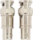 MOTOKU 2X Copper Adapter 50Ohm 38.5mm Insert Type BNC Feed Through Terminator 