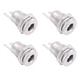 Fancasee (4 Pack) 5.5mm x 2.5mm Female DC Power Jack Socket Panel Mount 2...