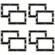 Theater Solutions RK8W In Wall Rough In Kit for 8" Speakers 4 Pair Pack