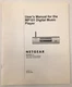Netgear Users Manual MP101 Digital Music Player January 2004 M-10200-01